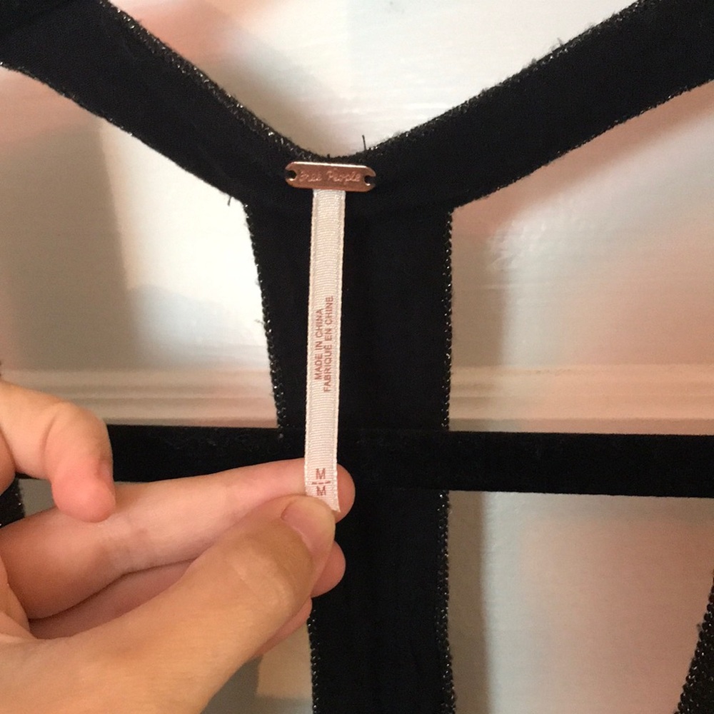 Black Sparkle Cut Out Sleeveless Dress View 2